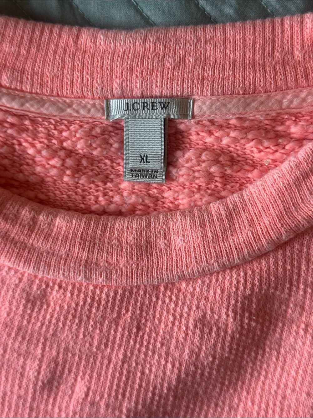 Bundle J Crew Short-Sleeve Pocket Tees in Cream and Coral selling together